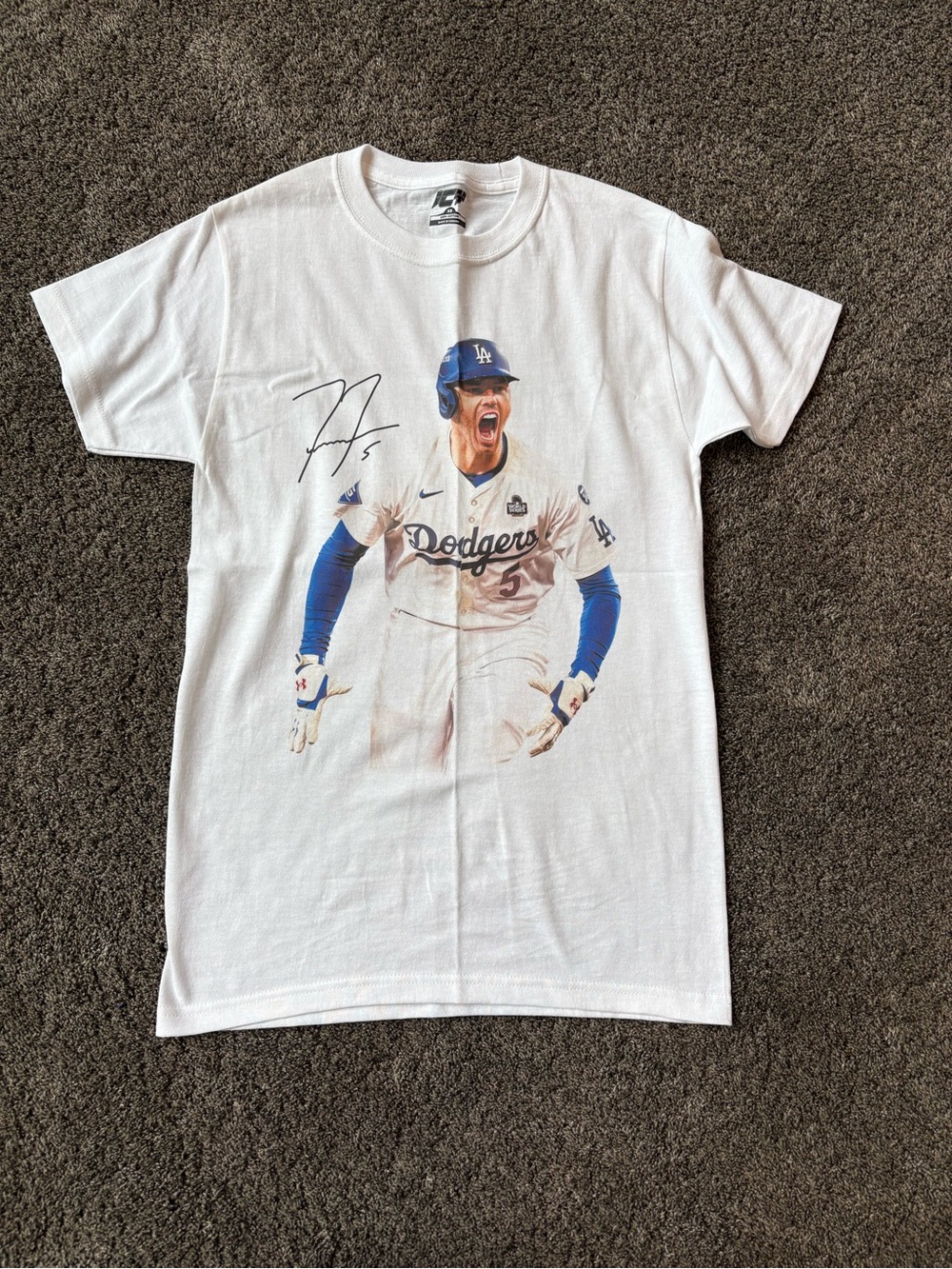 Los Angeles Dodgers, Freddie Freeman Graphic Short Sleeve Tee